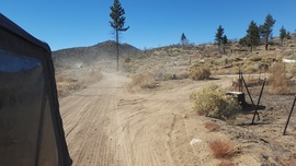 3N16 - Holcomb Valley - Waypoint 9: Continue Straight at Intersection (Cut-off to White Mountain)