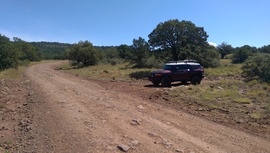 Schnebly Hill Road - Waypoint 10: FR 153A / Hotloop Intersection