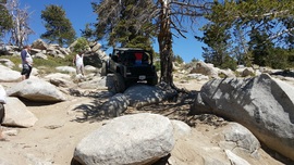 Dusy-Ershim Trail - Waypoint 23: Whitebark Vista / Hard corner