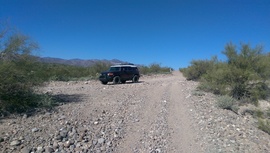 Old Black Canyon Highway - Waypoint 14: 9982 & Private Land / Moores Gulch