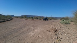 AZCO Mine Road - Waypoint 1: Table Mesa Intersection