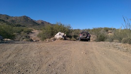Black Canyon OHV Trail - Waypoint 4: AZCO Camping & 9958 intersection