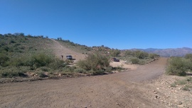 Little Pan Mine Road - Waypoint 1: 9999 & 9998 South End Intersection