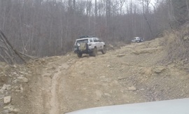 Windrock Trail 22 - Waypoint 8: Rock and Steep Grade