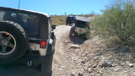 TMRA Pipeline Trail - Waypoint 5: Rutted hill