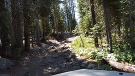 The Rubicon Trail - Waypoint 23: Barker Meadow OHV Trail - Stay South