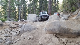 The Rubicon Trail - Waypoint 17: Tree and Rock Squeeze