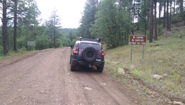 Fry Canyon Trail - Waypoint 8: West Camping area