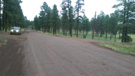 Woody Mountain Road - Waypoint 2: FR 532 Intersection