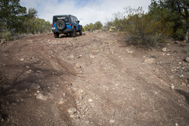 House Mountain Trail - Waypoint 7: Large Rocks
