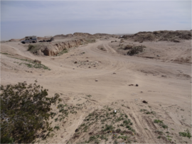Tectonic Gorge - Ocotillo Wells SVRA - Waypoint 2: Access to camp area