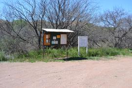 Jackson Cabin/Muleshoe Ranch Road FR #691, Arizona - Waypoint 3: Hooker Hot Springs -Hiker Staging Area