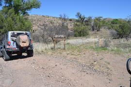 Jackson Cabin/Muleshoe Ranch Road FR #691, Arizona - Waypoint 7: Bass Canyon - Cabin/Riparian Area 15.0