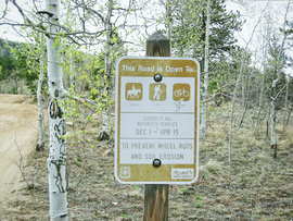 Fourmile Area: Lenhardy Cutoff - Waypoint 8: Seasonal Gate
