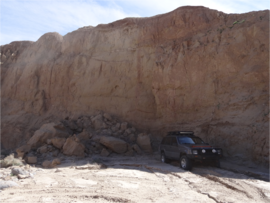 Tectonic Gorge - Ocotillo Wells SVRA - Waypoint 6: Rock Slide