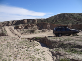 Tectonic Gorge - Ocotillo Wells SVRA - Waypoint 8: Ascending out of the gorge