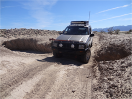 Pumpkin Patch Trail - Ocotillo Wells SVRA - Waypoint 4: Rutted section