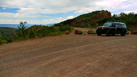 Jerome-Perkinsville Road - Waypoint 2: Old Mine Road (No Access)