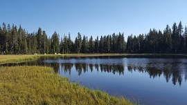 Dusy-Ershim Trail - Waypoint 19: Lakecamp Lake