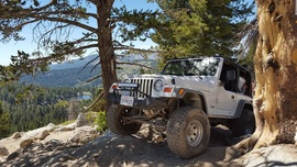 Dusy-Ershim Trail - Waypoint 23: Whitebark Vista / Hard corner