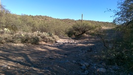 AZCO Mine Road - Waypoint 13: Upper and Lower Terminator Intersection