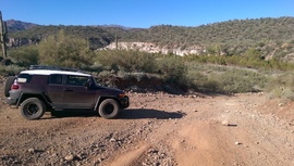 Little Pan Mine Road - Waypoint 10: Split Bottom Intersection