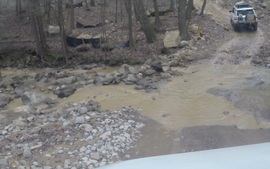 Windrock Trail 22 - Waypoint 4: Creek Crossing