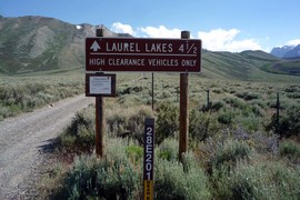 Laurel Lakes Road - Waypoint 1: Laurel Lakes Trailhead