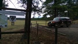 Woody Mountain Road - Waypoint 9: Rogers Lake Hiking Trailhead