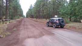 Woody Mountain Road - Waypoint 1: Woody Mountain Seasonal Gate