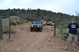Charouleau Gap / FR# 736 - Waypoint 38: Coronado Forest Boundary Gate