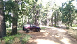 East Pocket Road - Waypoint 29: Camp Spur Intersection