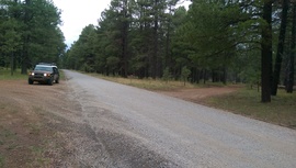 East Pocket Road - Waypoint 8: FR 6330 & FR 231H Intersection