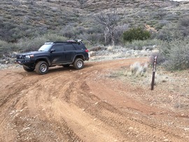 Big Maggie May Trail - Waypoint 2: Wash U-turn