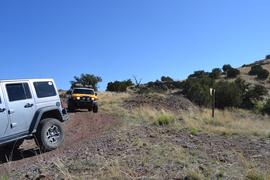 Jackson Cabin/Muleshoe Ranch Road FR #691, Arizona - Waypoint 14: Redfield Canyon Wilderness Boundary