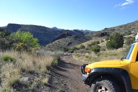 Jackson Cabin/Muleshoe Ranch Road FR #691, Arizona - Waypoint 18: Jackson Canyon/Cabin View Saddle