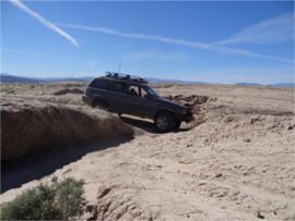 Pumpkin Patch Trail - Ocotillo Wells SVRA - Waypoint 4: Rutted section