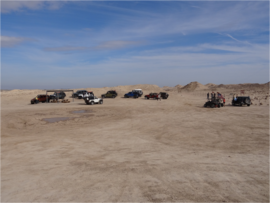 Pumpkin Patch Trail - Ocotillo Wells SVRA - Waypoint 9: Pumpkin Patch Parking Area
