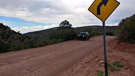 Jerome-Perkinsville Road - Waypoint 5: FR 155