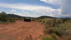 Oak Creek Homestead - Waypoint 1: Trailhead - Red Rock Loop Rd.