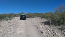 Old Black Canyon Highway - Waypoint 14: 9982 & Private Land / Moores Gulch