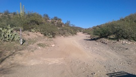AZCO Mine Road - Waypoint 11: Lower Terminator Southern Intersection
