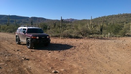 AZCO Mine Road - Waypoint 8: Little Pan Mine Road Intersection