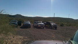 AZCO Mine Road - Waypoint 2: Staging area