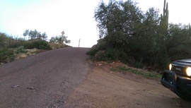 Black Canyon OHV Trail - Waypoint 23: Lisa Dr. & Dirt Road Intersection