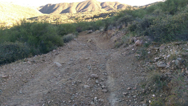Black Canyon OHV Trail - Waypoint 10: Tight Rutted Hill Turn