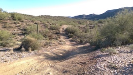 Black Canyon OHV Trail - Waypoint 5: Stay Right (northwest)