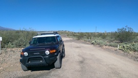 Little Pan Mine Road - Waypoint 1: 9999 & 9998 South End Intersection