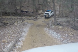Windrock Trail 22 - Waypoint 4: Creek Crossing