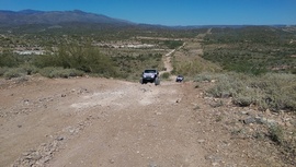 TMRA Pipeline Trail - Waypoint 5: Rutted hill